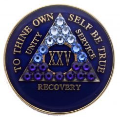 Transition Crystallized Tri Blue